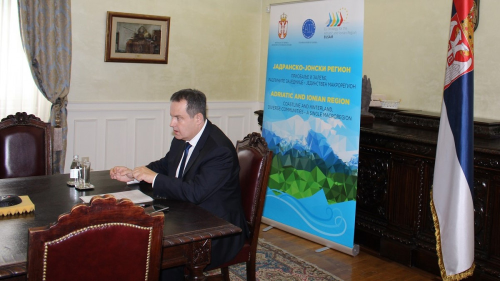 Dačić: Srbija želi da produbljuje saradnju u okviru Jadransko-jonskog regiona