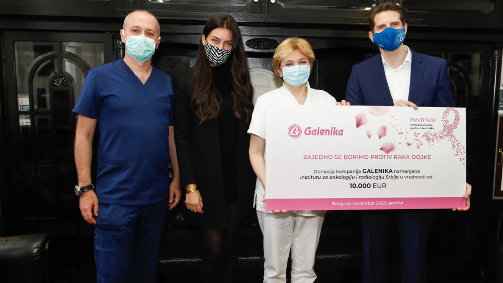 Galenika donirala sredstva Institutu za onkologiju i radiologiju Srbije