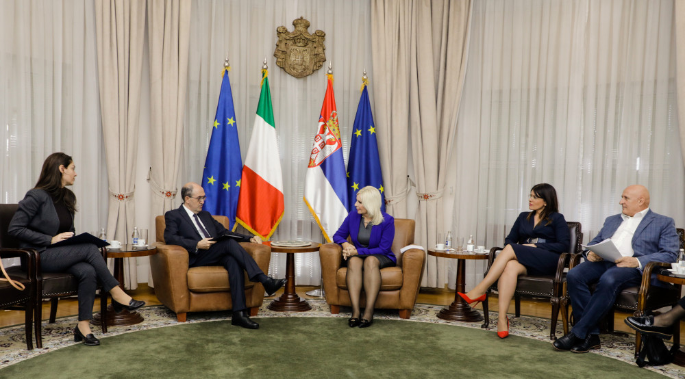Srbiji i Italiji zelena agenda zajednički cilj