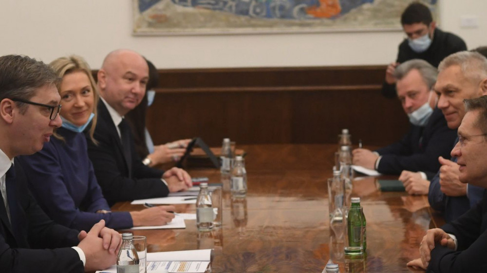 Predsednik Vučić razgivarao sa generalnim direktorom Rosatoma