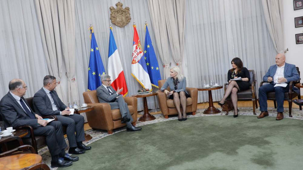 Mihajlovićeva i Košar o saradnji Srbije i Francuske u modernizaciji energetskog sektora