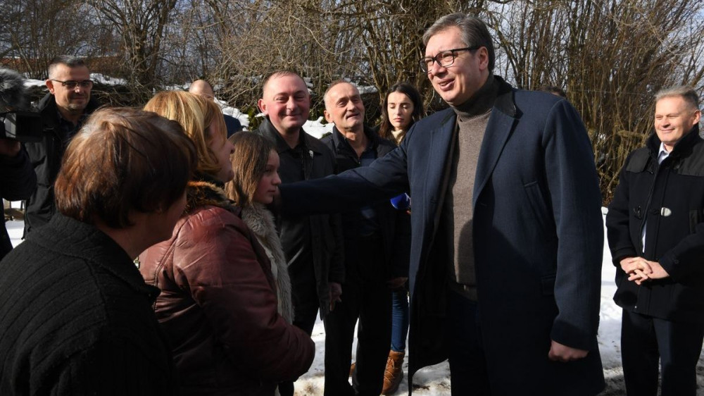 Predsednik Vučić u poseti Zlatiborskom i Raškom okrugu