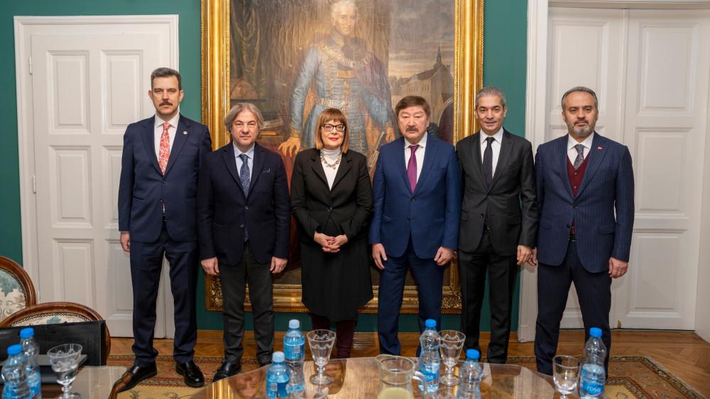 Gojković sa zamenikom ministra kulture Turske i generalnim sekretarom Turksoja