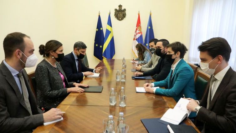 Srbija opredeljena za unapređenje bilateralnih odnosa sa Švedskom
