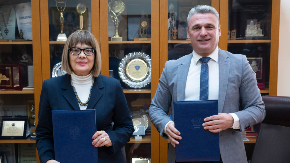 Maja Gojković i gradonačelnik Čačka Milun Todorović potpisali ugovor za projekat Prestonica kulture Srbije 2023.