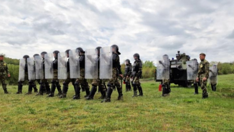 Pripreme pešadijske čete VS za mirovnu operaciju UN u Libanu