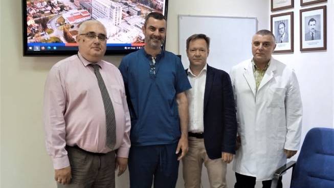 Prof. dr Dimitrij Popkov posetio UKC i MFN u Kragujevcu