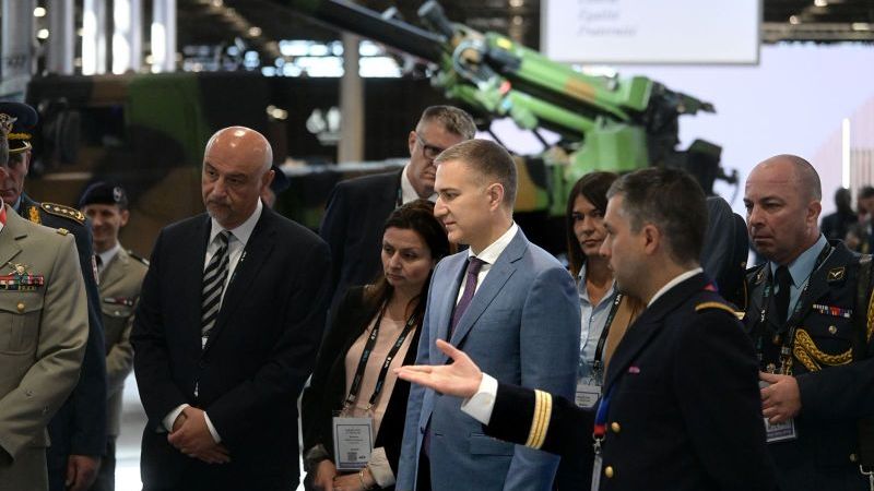 Stefanović na otvaranju Sajma vojne tehnike Eurosatory 2022 u Parizu
