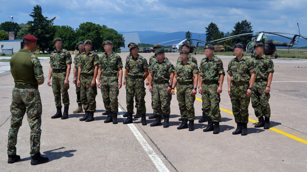 Selektivna obuka kandidata za prijem u 63. padobransku brigadu