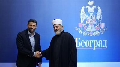 Šapić primio beogradskog muftiju Jusufspahića