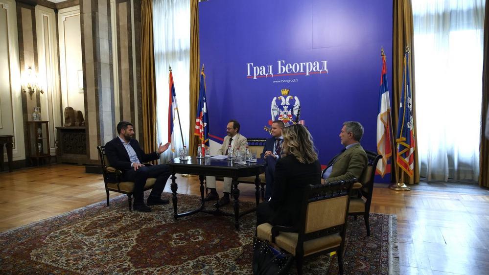 Gradonačelnik Šapić sa predstavnicima Delegacije EU u Srbiji