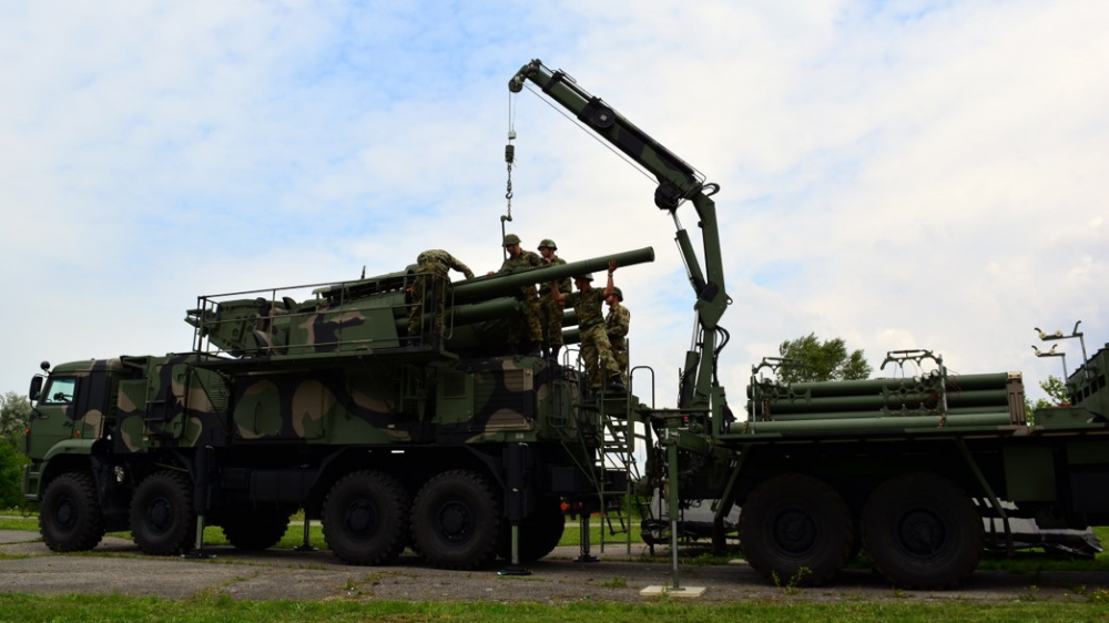 Obuka na artiljerijsko-raketnom sistemu pancir S1