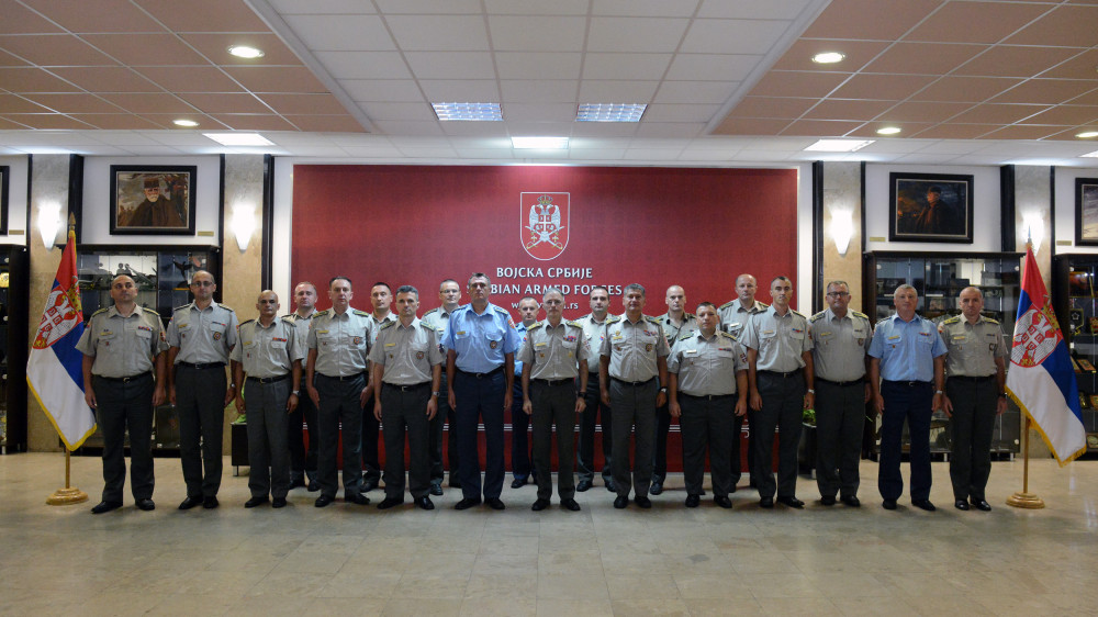 Prijem oficira koji se upućuju na Generalštabno usavršavanje