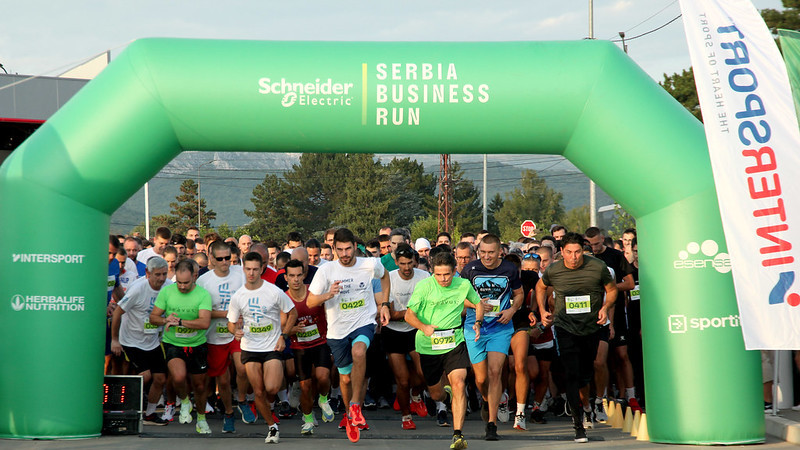 Rekordan broj učesnika na trci Schneider Electric Belgrade Business Run