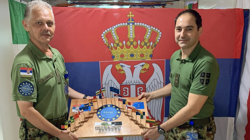 Zamena kontingenta Vojske Srbije u misiji EU u Centralnoafričkoj Republici