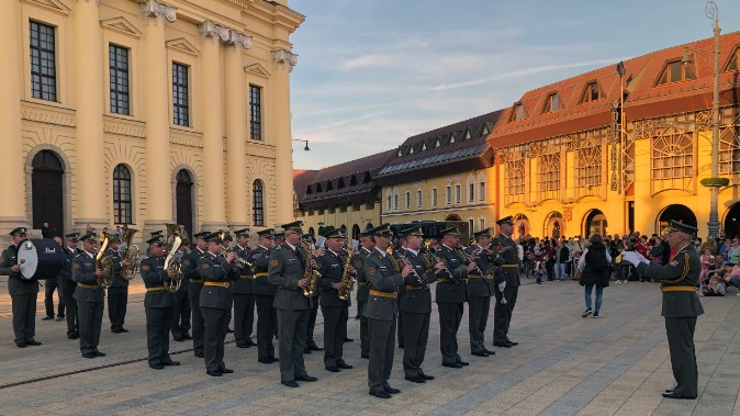 Učešće na festivalu vojnih orkestara u Mađarskoj