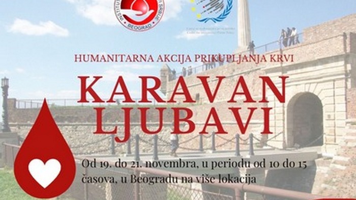 Akcija dobrovoljnog davalaštva krvi Karavan ljubavi