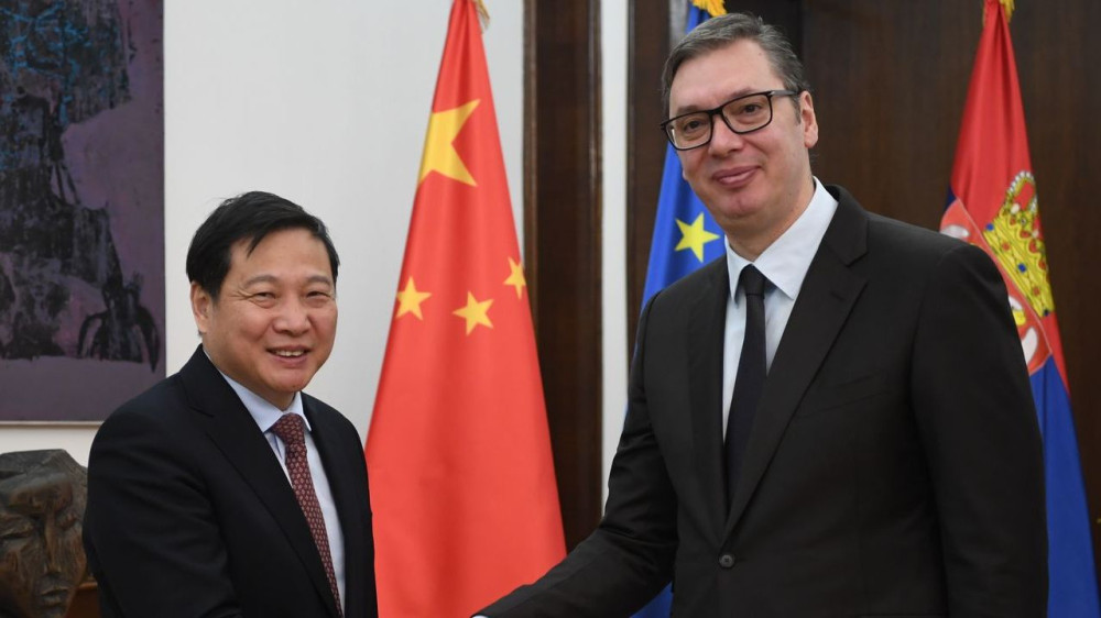 Predsednik Vučić sastao se sa zamenikom ministra međunarodnog odeljenja CKKP Kine
