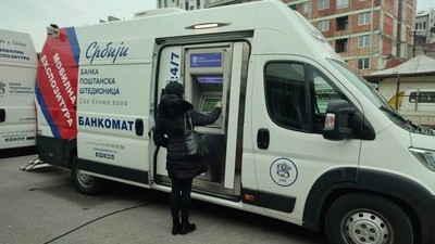 Mobilna ekspozitura Banke Poštanska štedionica na pijaci Vidikovac