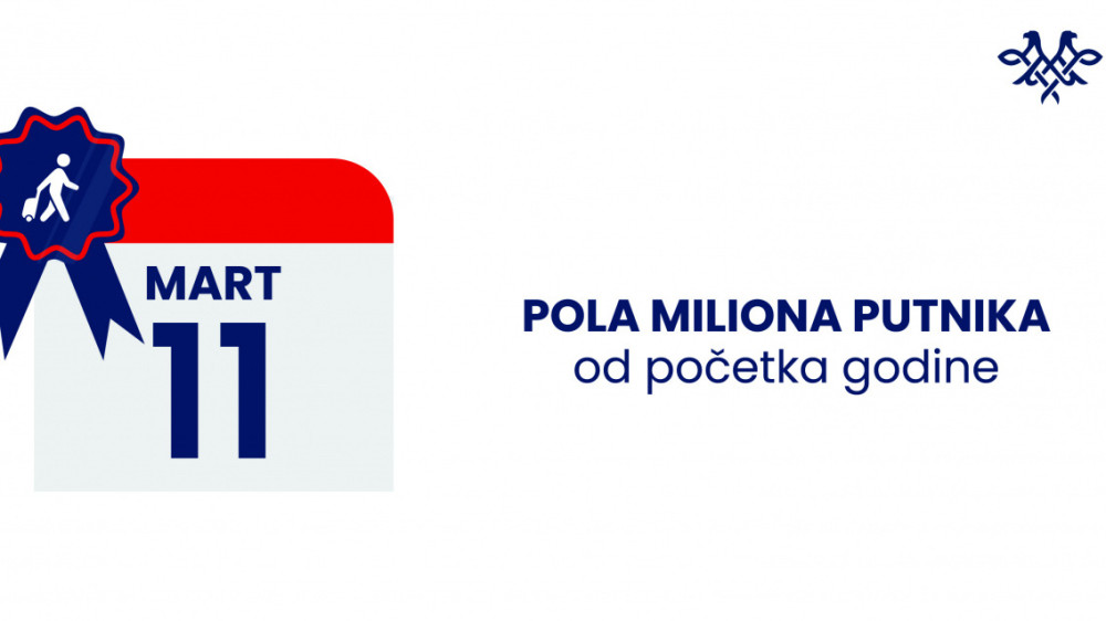 Er Srbija prevezla više od pola miliona putnika od početka godine