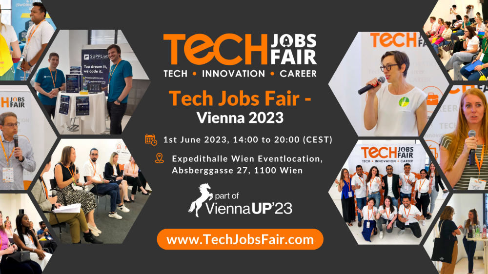 Tech Jobs Fair Vienna 2023 održava se 1. juna