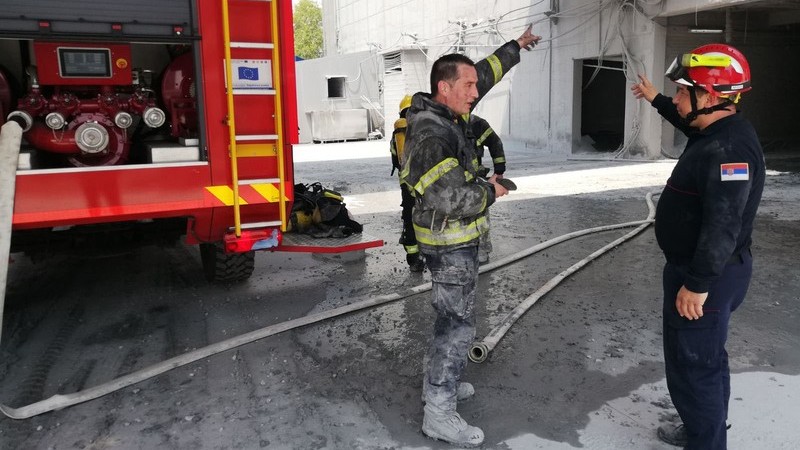 Pripadnici Sektora za vanredne situacije spasili 20 rudara iz požara