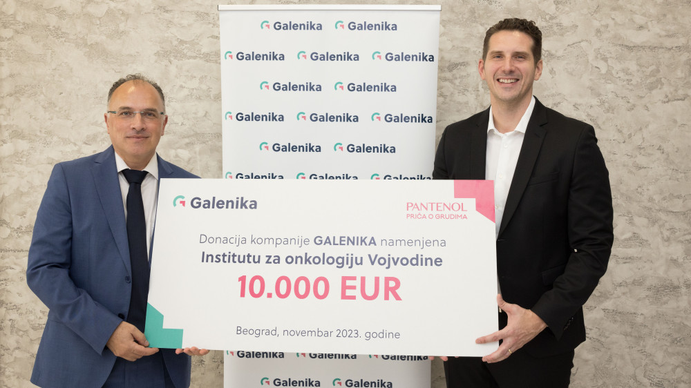 Donacija kompanije Galenika Institutu za onkologiju Vojvodine 