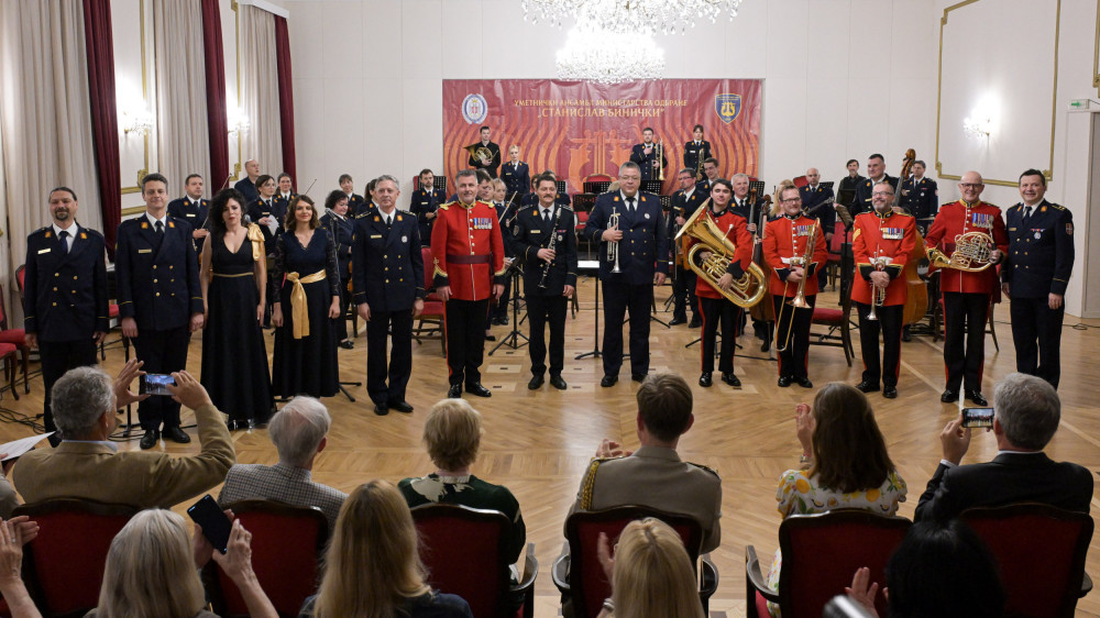 Zajednički koncert Umetničkog ansambla Stanislav Binički i britanskog vojnog orkestra