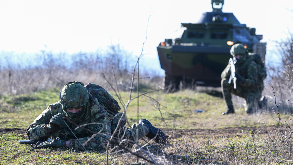 Taktička obuka u Oklopno-izviđačkom bataljonu