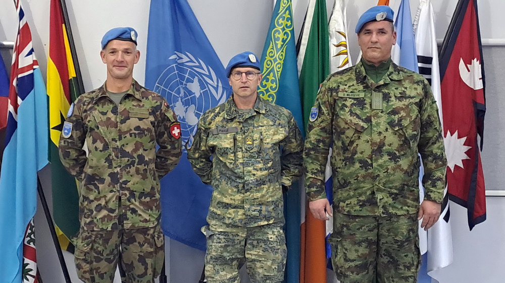 Oficir Vojske Srbije šef vojnih posmatrača na Bliskom istoku