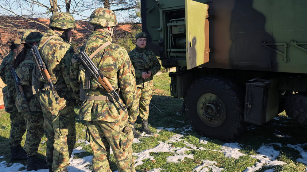 Kolektivna obuka vojnika službe telekomunikacija