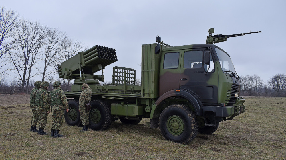 Obuka na raketnim artiljerijskim sistemima velike razorne moći